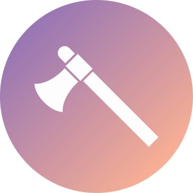 Axe modern simge vektör illüstrasyonu