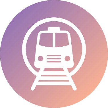 tren modern simge vektör illüstrasyonu