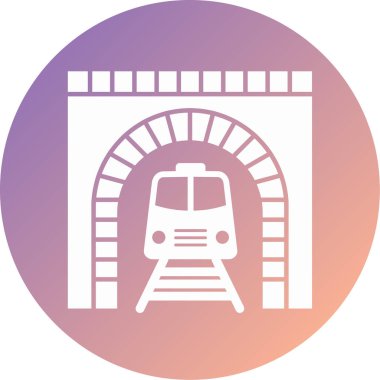 tren modern simge vektör illüstrasyonu