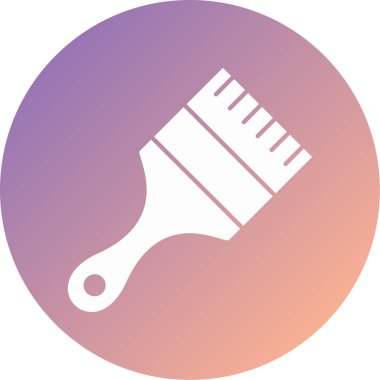 fırça modern simge vektör illüstrasyonu