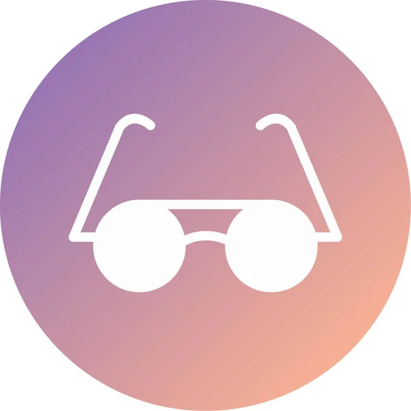 Gafas Sol Icono Moderno Vector Ilustración — Vector de stock