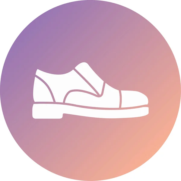 Shoe Modern Icon Vector Illustration — ストックベクタ