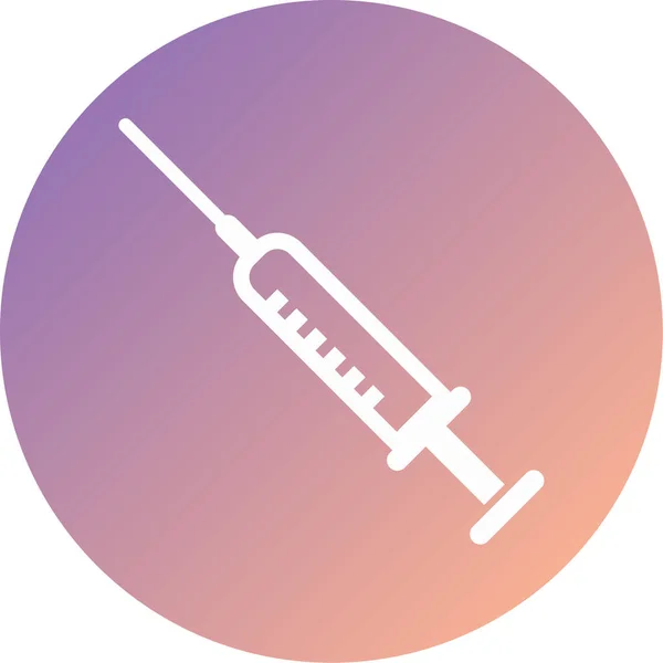 Syringe Modern Icon Vector Illustration — 스톡 벡터