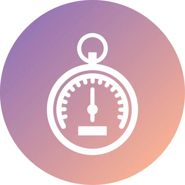 Stopwatch Modern Icon Vector Illustration — Stockvector