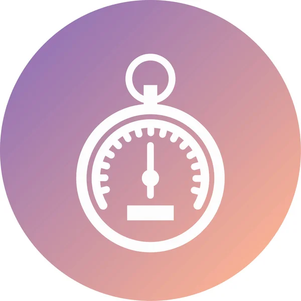 Stopwatch Modern Icon Vector Illustration —  Vetores de Stock