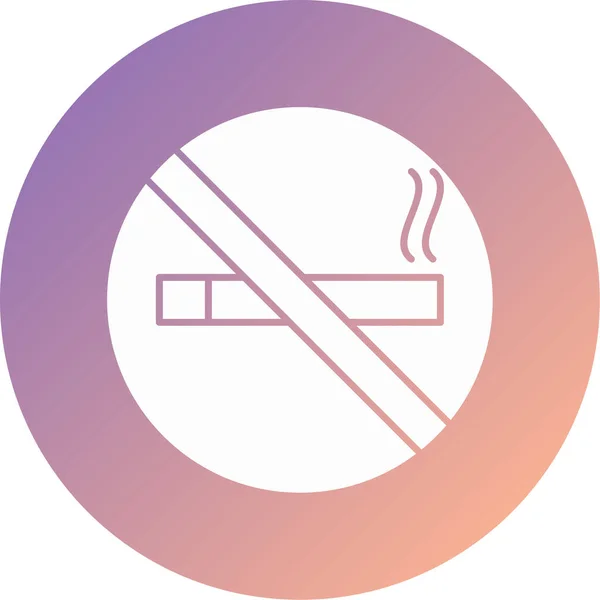 Smoking Modern Icon Vector Illustration — Wektor stockowy