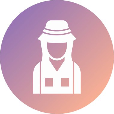 Modern simgenin vektör illüstrasyonu