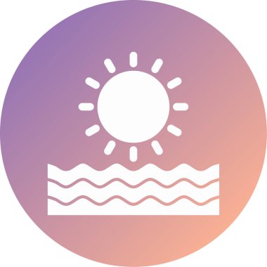 Modern simgenin vektör illüstrasyonu