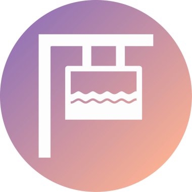 Modern simgenin vektör illüstrasyonu