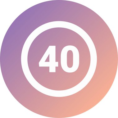 Modern simgenin vektör illüstrasyonu