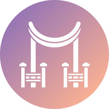 Modern simgenin vektör illüstrasyonu