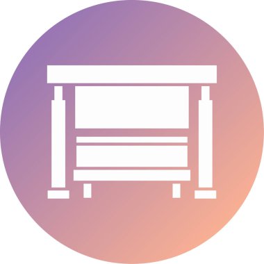 Modern simgenin vektör illüstrasyonu