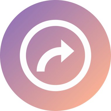 yön modern ikon vektör illüstrasyonu