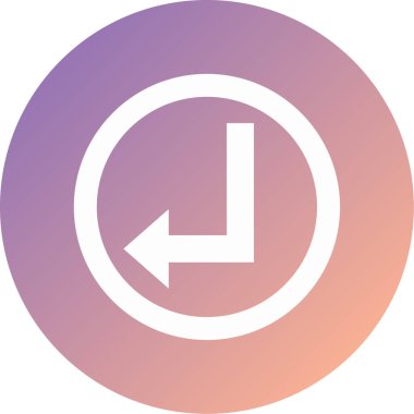 Bir sol sağ simgenin vektör illüstrasyonu