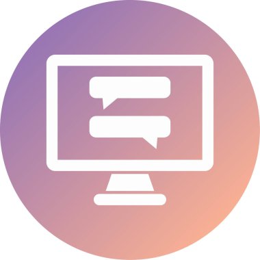 Modern simge vektör illüstrasyonunu izle