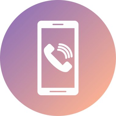 akıllı telefon modern simge vektör çizimi