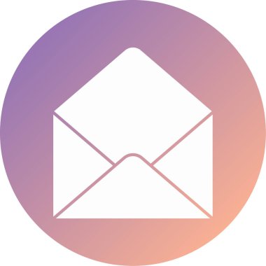 mesaj modern ikon vektör illüstrasyonu