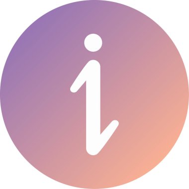 info modern simge vektör illüstrasyonu