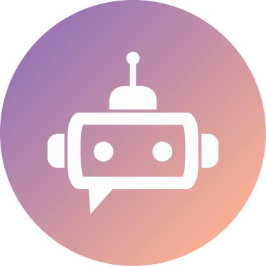 robot modern simge vektör illüstrasyonu