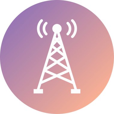 anthenna modern simge vektör illüstrasyonu