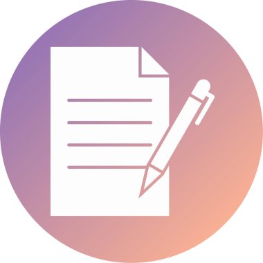 Modern simge vektör illüstrasyonuna dikkat edin