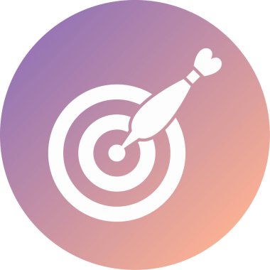 Modern simge vektör illüstrasyonunu hedefle