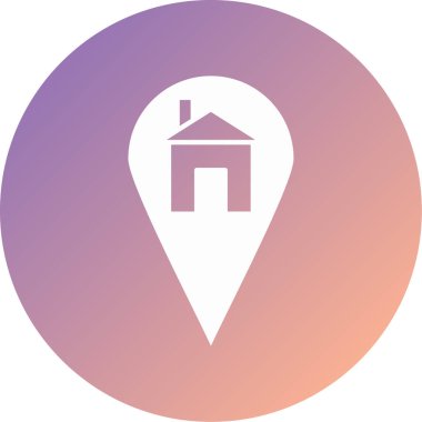 konum modern simge vektör illüstrasyonu