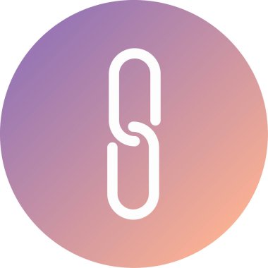 link modern simge vektör illüstrasyonu