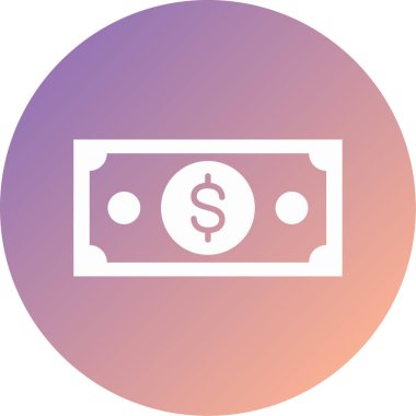 Para modern simge vektör illüstrasyonu