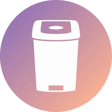 Çöp modern simge vektör illüstrasyonu