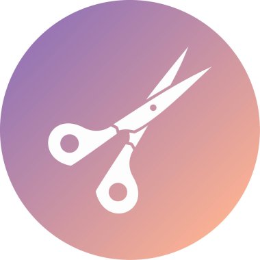 makas modern simge vektör çizimi