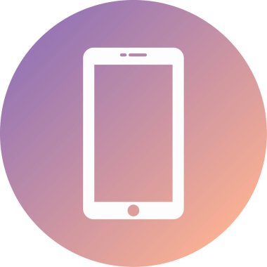 akıllı telefon modern simge vektör çizimi