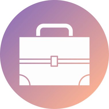 evrak çantası modern simge vektör illüstrasyonu