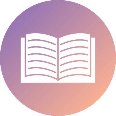 kitap modern simge vektör illüstrasyonu