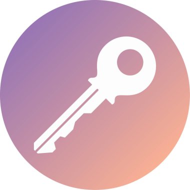 anahtar modern simge vektör illüstrasyonu