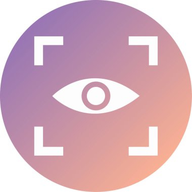 göz modern ikon vektör illüstrasyonu