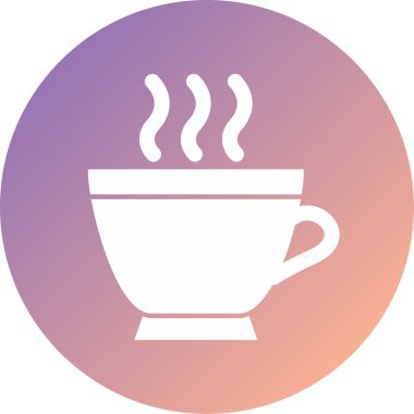 çay modern ikon vektör illüstrasyonu