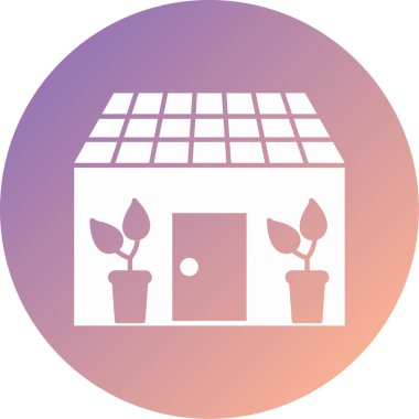 Bahçıvanlık modern ikon vektör illüstrasyonu