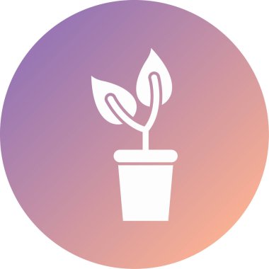 Bahçıvanlık modern ikon vektör illüstrasyonu