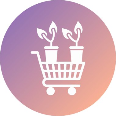 Bahçıvanlık modern ikon vektör illüstrasyonu