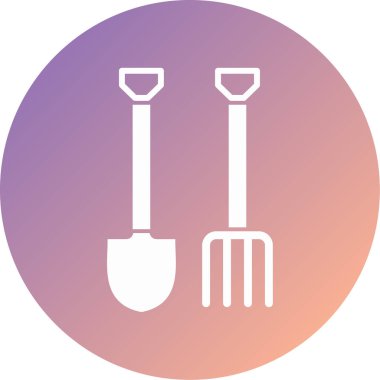 Bahçıvanlık modern ikon vektör illüstrasyonu