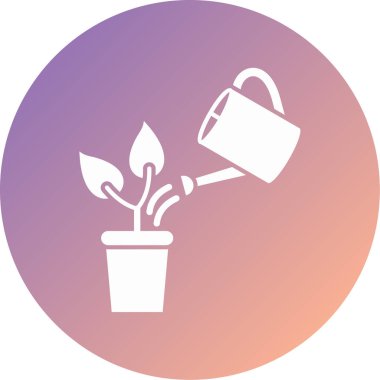 Bahçıvanlık modern ikon vektör illüstrasyonu