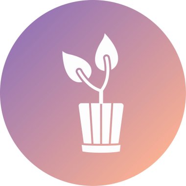 Bahçıvanlık modern ikon vektör illüstrasyonu