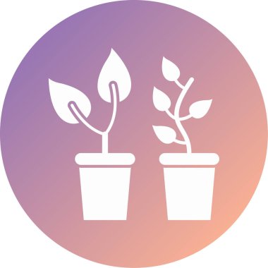 Bahçıvanlık modern ikon vektör illüstrasyonu