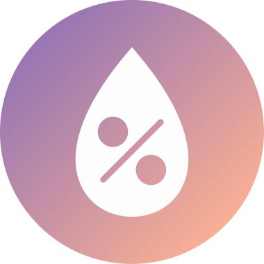 Su bırakma simgesinin vektör illüstrasyonu