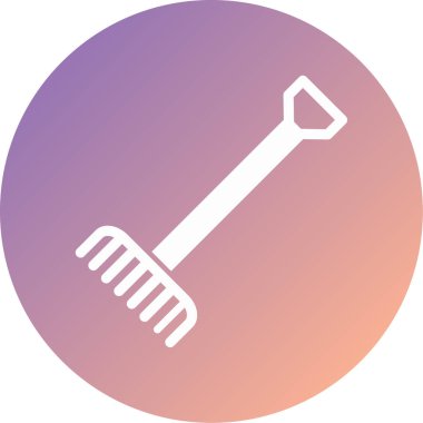 Benzersiz bahçe aracı vektör illüstrasyonu