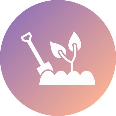 bitki simgesi vektör illüstrasyonu