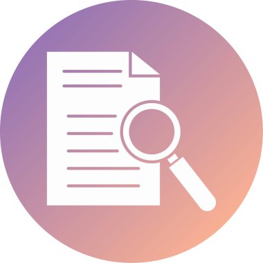 Belge. Web simgesi basit illüstrasyon