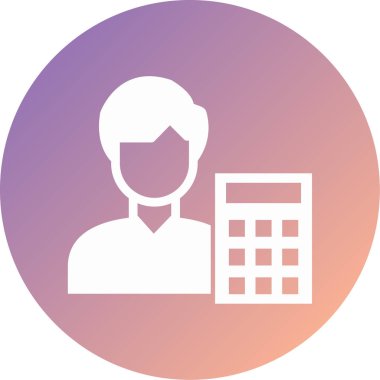 kullanıcı. Web simgesi basit illüstrasyon