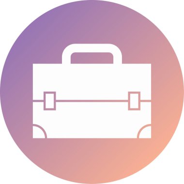 Modern evrak çantası web simgesinin vektör illüstrasyonu